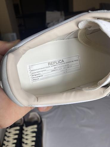кеды dior: Мужские кроссовки, 43, 44, 45, Maison Martin Margiela, Новый, цвет - Белый, Самовывоз, Платная доставка — 4