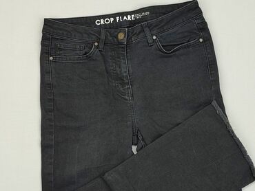 czarne spódniczka z wysokim stanem: Jeans, Next, M (EU 38), condition - Good
