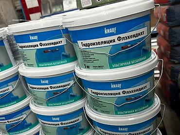 Knauf Гидроизоляция Флэхендихт — эластичная бесшовная обмазочная