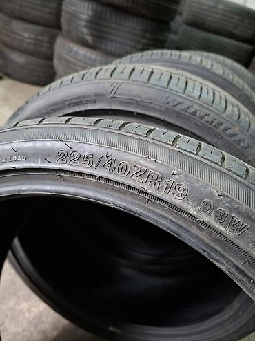 tur: Шины 225 / 40 / R 19, Лето, Б/у, Пара, Легковые, Китай, SUNFULL — 2