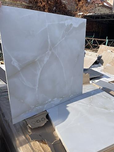 Керамогранит: Назначение: Для пола, цвет - Белый, 60x60 см — 1