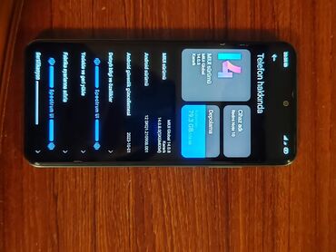 telefon aboy: Xiaomi Redmi Note 10, 128 GB, rəng - Mavi, 
 Sensor, Barmaq izi, İki sim kartlı