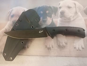 Lov i ribolov: Fiksni nož Eafengrow EF125 - Oštrica: drop-point profil, fabrički — 1