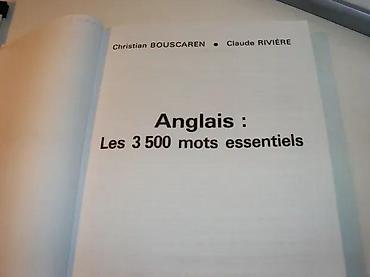 duplim: Anglais: les 3500 mots essentielsAuteur: Bouscaren christian - riviere — 2