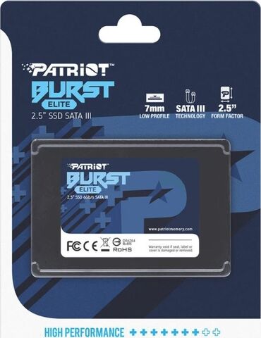 купить диски с играми: Накопитель, Новый, Patriot, SSD, 512 ГБ, 2.5", Для ПК