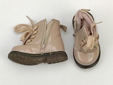 wysokie sznurowane buty: Baby shoes, 20, condition - Good
