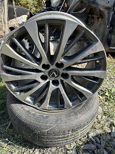 5: Литые Диски R 18 Lexus, 1 шт, отверстий - 5, Б/у — 1