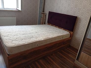 bazalı carpayı: Bazali çarpayı .en 130-uzunluq 160.bazanin hündürlüyü 40sm.matras — 4