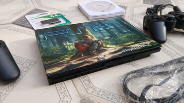 PS2 & PS1 (Sony PlayStation 2 & 1): Playstation 2 əla vəziyətdə Həm disklə işləyir həmdə flaşka ilə 9 ədəd — 7