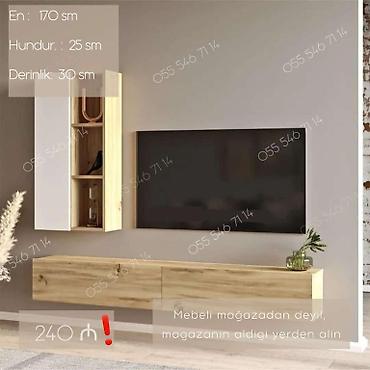 Tv stend tv alti sifarisle hazırlanır. ⚜️Rəng ve olcu seçimi var
