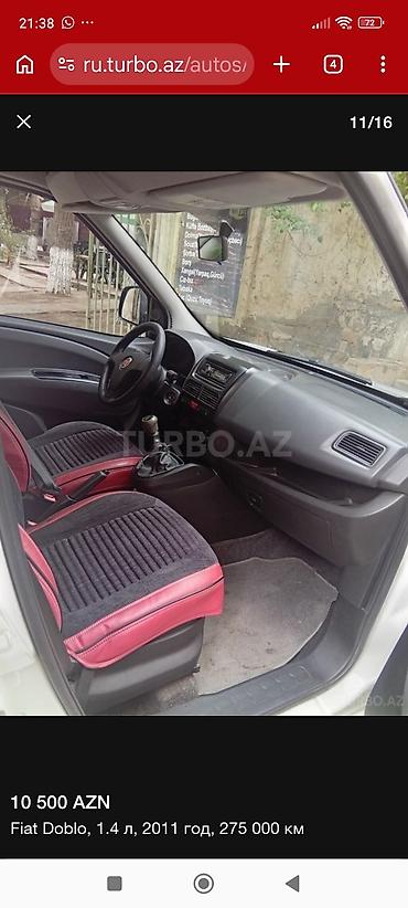 zapi maşin: Fiat Doblo: 1.4 l | 2011 il 275000 km Van/Minivan — 6