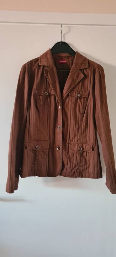 ženske kožne jakne: XL (EU 42), Pamuk, Jednobojni