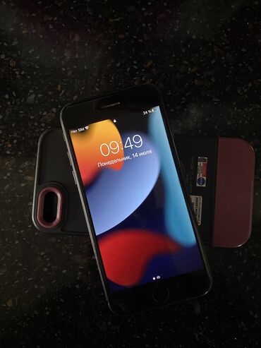 чехол для редми 9 с: IPhone 7, Колдонулган, 32 ГБ, Кара, Каптама, 74 %