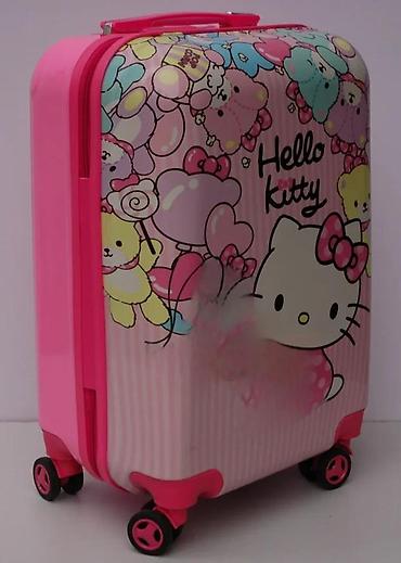 Rančevi, torbe i koferi: Dečiji kofer sa motivima Hello Kitty, idealan za putovanja — 5