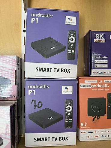 iphone 13 dubai version: Android TV P1 Smart TV Box - Android TV platforması əsasında işləyir — 1