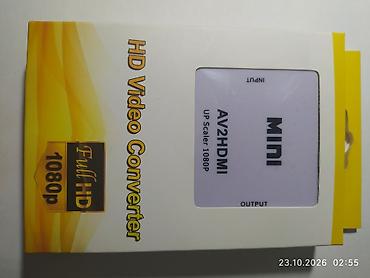 переходник на видеокарту: Преобразователь видео MINI AV2HDMI (UP Scaler 1080P) - Назначение — 1
