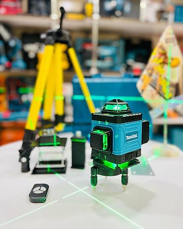 sandık: Makita yaşıl şüalı 360° lazer nivelir dəsti Xüsusiyyətlər: - 12 — 2
