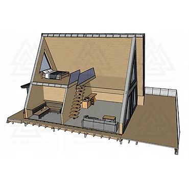 Навесы: Навес, Другая форма, Дерево, Профнастил, Новый, Гарантия — 14