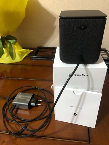 акустические системы cubeat audio со светомузыкой: Умная колонка «Яндекс Станция Миди» с Алисой Комплектация: - колонка