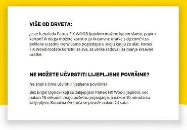 sadnice oraha: Pattex FIX Wood – univerzalno lepilo za drvo i druge materijale - — 2