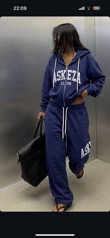 nike tech flecce: Женский спортивный костюм “ASKEZA CLUB” - Комплект из худи на молнии — 2