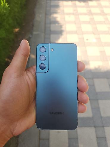 чехол samsung s: Samsung Galaxy S22 Plus, 128 ГБ, цвет - Голубой, Беспроводная зарядка — 1