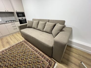 диван сидения: Диван-кровать, цвет - Коричневый, Новый