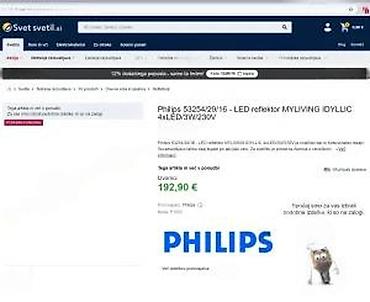 Rasveta: Philips myLiving Idyllic – LED plafonska/ zidna šinska rasveta sa 4 — 13