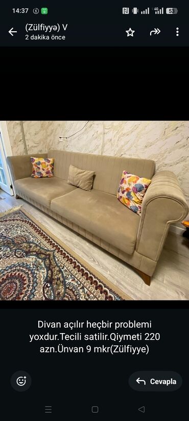 Raskladuşkalar: Künc divan