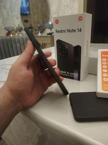 sim operator: Redmi Note 14, 256 GB, rəng - Qara, Sənədlərlə, Zəmanət, Sensor — 6