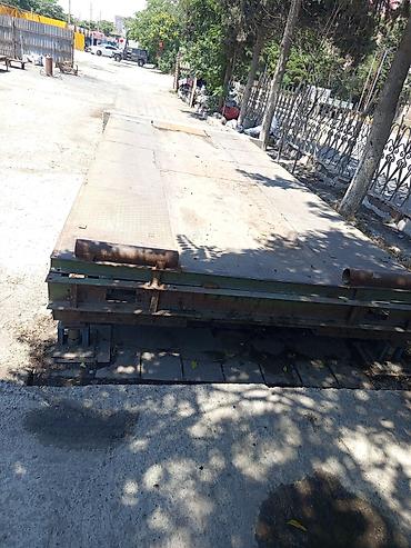 Məhsul: Metall konstruksiyalı avtomobil tərəzisi (plattformalı) tərəzi
