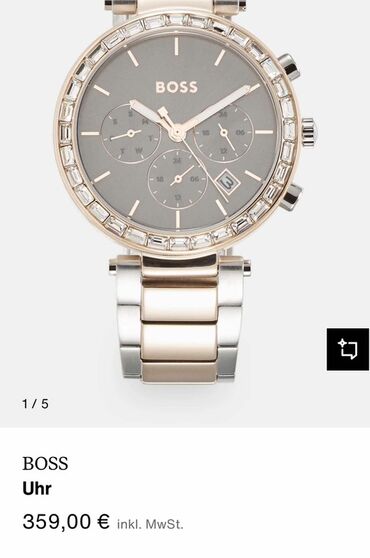 fossil часы: Женские часы Boss (оригинал) Металлический, двухцветный: сочетание