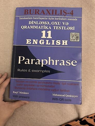 Testlər: Məhsul: İngilis dili “Buraxılış-4” – Paraphrase: Rules & Examples — 1