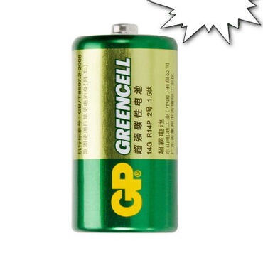 прокат ноутбуков: Батарейка GP Greencell - 14G, size C, 1.5V, цена за 1 шт Область