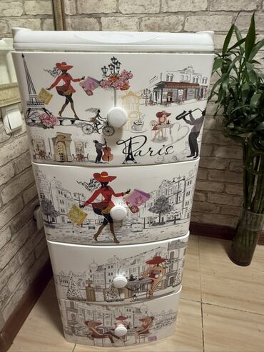 Комоды для одежды: Комод для одежды, Без зеркала, Другой материал, цвет - Белый — 15