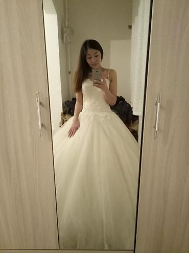 свадебные платья с корсетом: Свадебное платье принцесса (ball gown), айвори. - Корсетный верх на — 2