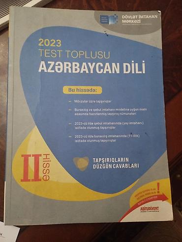 Testlər: İnformatika Testlər 11-ci sinif, DİM, 1-ci hissə, 2023 il — 2