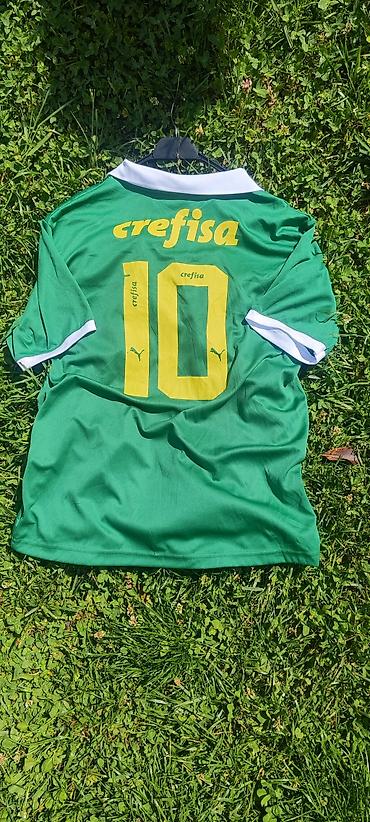 azar 514tkl: Palmeiras futbol forması - Rəng: Yaşıl, ağ yaxalı və ağ manjetli - — 2