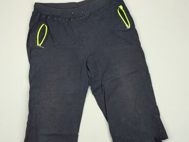 szerokie spodnie i bluzki: Spodnie 3/4 Damskie, L, stan - Zadowalający