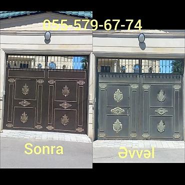 Həyət darvazaları: 🏠 Darvaza Təmir və Rəngləmə Xidməti! 🖌️ Ev və obyekt darvazalarınızı -da lalafo.az — 5 Həyət darvazaları: 🏠 Darvaza Təmir və Rəngləmə Xidməti! 🖌️ Ev və obyekt darvazalarınızı — 5