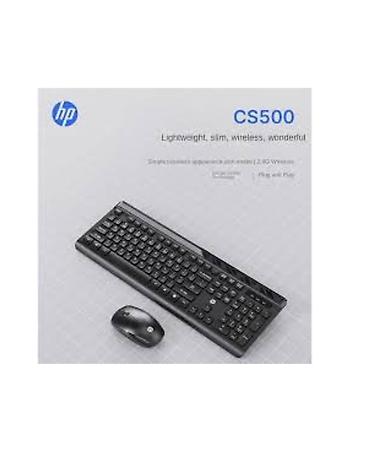 printer canon mf 4018: HP CS500 simsiz klaviatura və siçan dəsti - 2.4 GHz simsiz bağlantı — 1