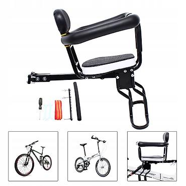 Dodaci za bicikl: Dečije sedište za bicikl – prednje montiranje Opis: - Univerzalno — 4