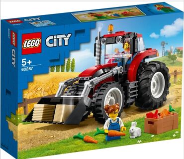 тракторы: Lego City 60287,Трактор 🚜 рекомендованный возраст 5+,148 деталей 🟥
