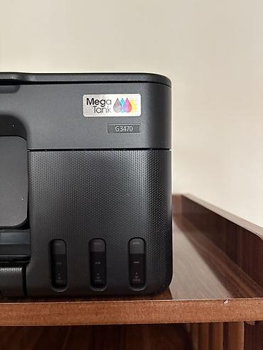 Printer Canon G3470. Cox az işlənib. Sağlam şəkildədir. Wifi var. 5-6