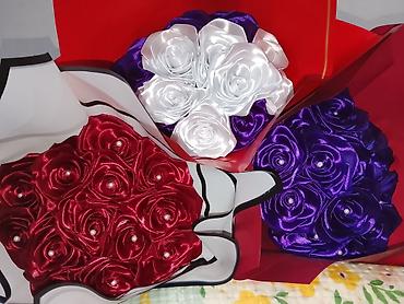 шелк ткань: 🌹✨ АТЛАСНЫЕ БУКЕТЫ РУЧНОЙ РАБОТЫ ✨🌹 Ищете необычный и запоминающийся — 7