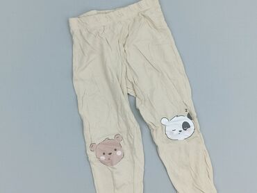 legginsy z przezroczystymi wstawkami: Legginsy dziecięce, Little kids, 2-3 lat, 92/98, stan - Bardzo dobry