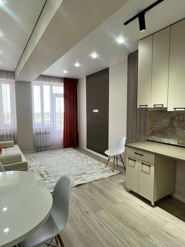 недостроенные дома в бишкеке: 2 комнаты, 55 м², Элитка, 10 этаж, Дизайнерский ремонт