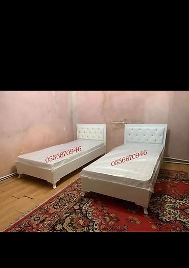 Sifarişlə çarpayılar: Birnəfərlik, Bazasız, Pulsuz matras, Siyirməsiz, Rusiya, Mat laminat — 8