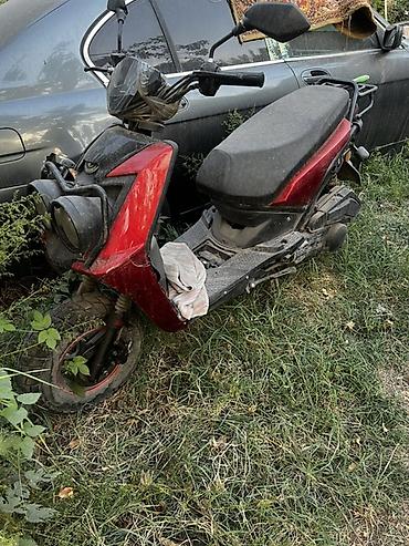 бус сапок двух скат: Скутер/мопед 50–150 см³ (класс «city/cub»), красно‑черный. Задний — 2
