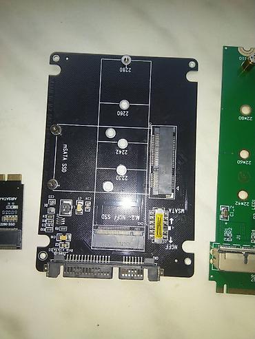 printer adapter: M.2/NGFF və mSATA SSD adapter və konvertor dəsti Dəst tərkibi: - 2.5" — 4